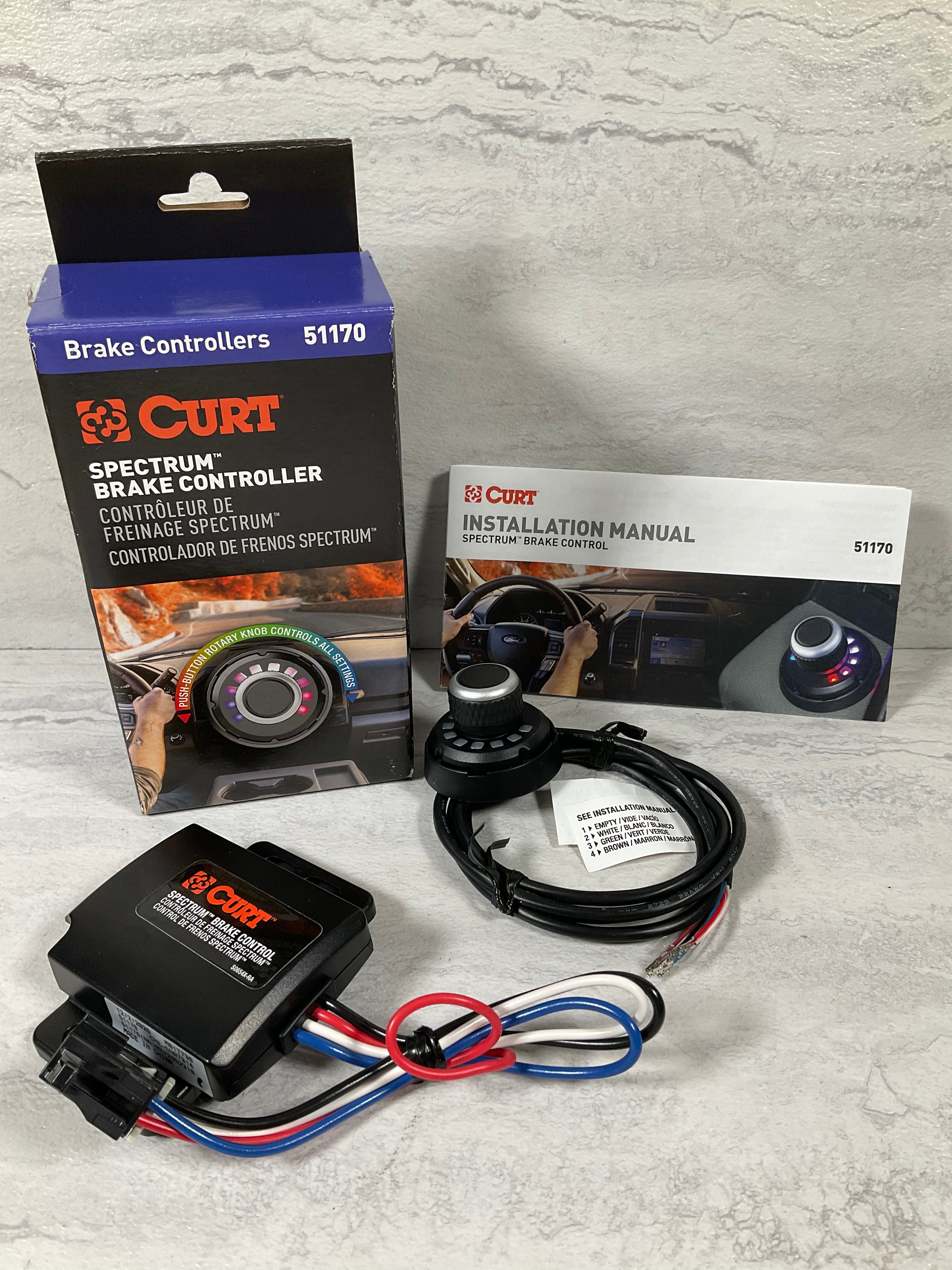 CURT 51170 Spectrum, Integrated Electric Trailer Brake Controller (6966816440503)